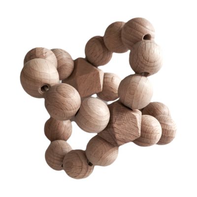 BEZISA Wooden Basics Crossball Natur