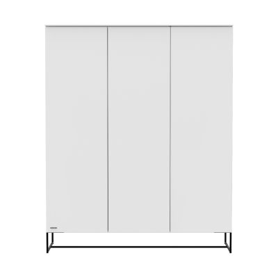 Kidsmill Intense II Kleiderschrank Weiß 3-türig