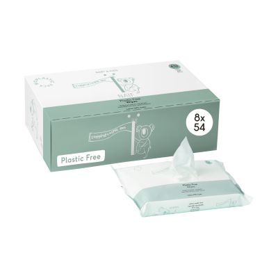 Naif plastikfreie Babyfeuchttücher Box (8 St.)