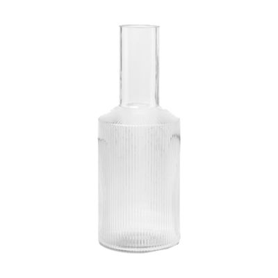 Ferm Living Ripple Karaffe Clear