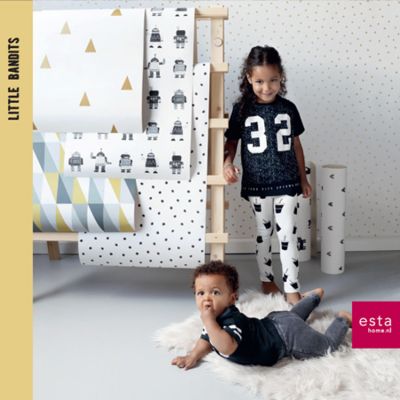 Estahome Little Bandits Collectie Behang 1