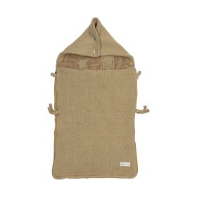 Meyco Knots Fußsack Taupe