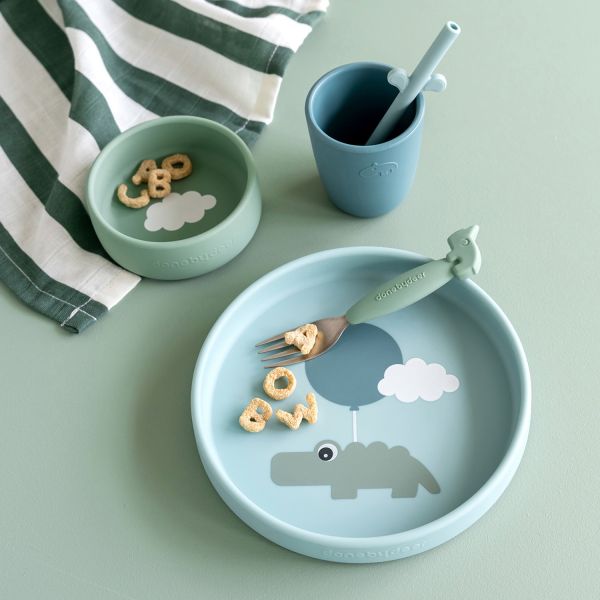 Done by Deer Happy Clouds Geschirrset - Blue